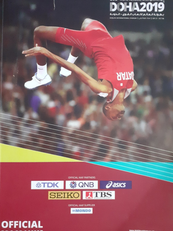 IAAF WORLD ATHLETICS CHAMPIONSHIPS DOHA 2019 OFFICIAL PROGRAMME