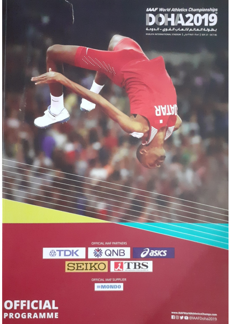 IAAF WORLD ATHLETICS CHAMPIONSHIPS DOHA 2019 OFFICIAL PROGRAMME